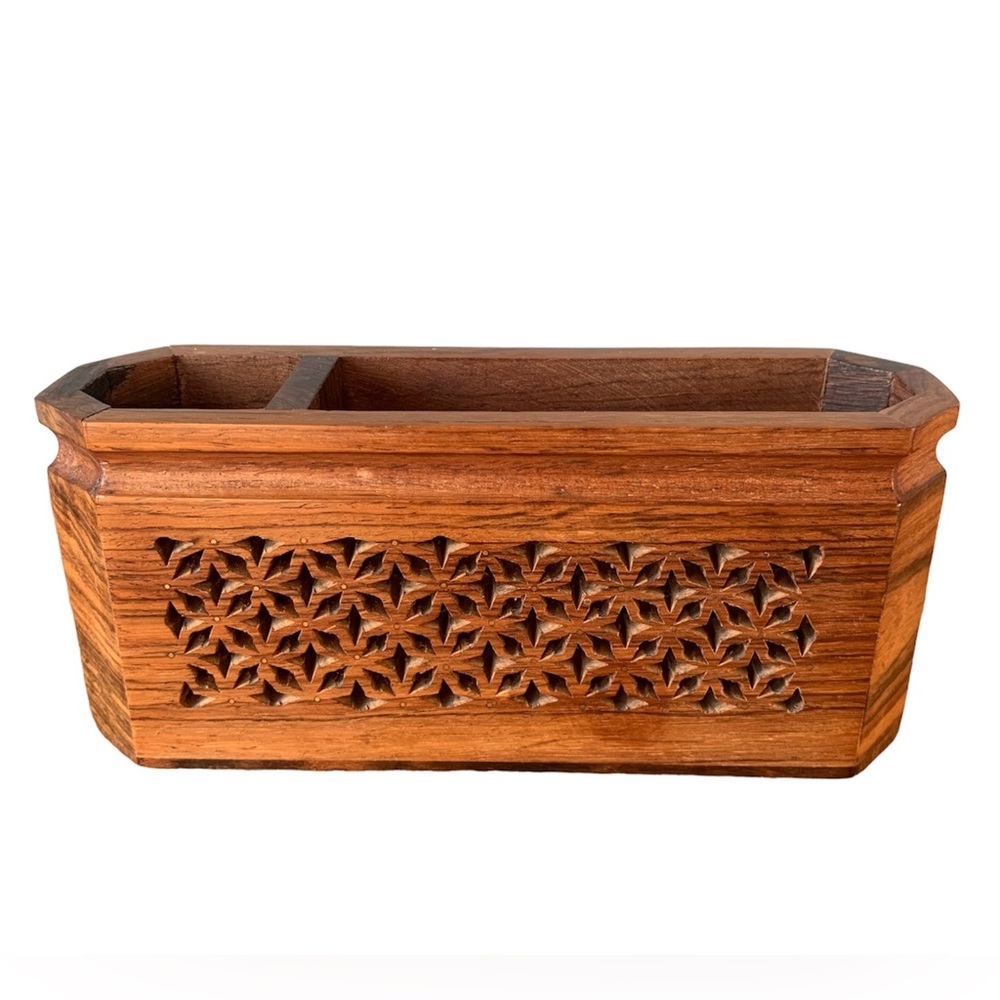 Rosewood Pen & Paper Holder Desk